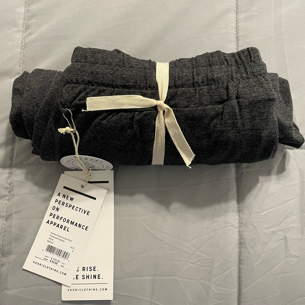 Vuori Ponto Performance Pant (Charcoal Heather)